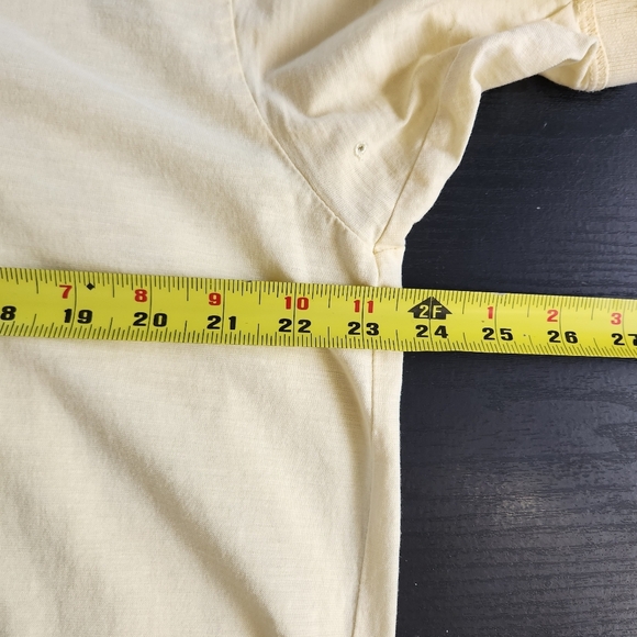 The North Face Mens Yellow Short Sleeve Polo Shirt Basic Summer Hiking Active - Picture 6 of 8